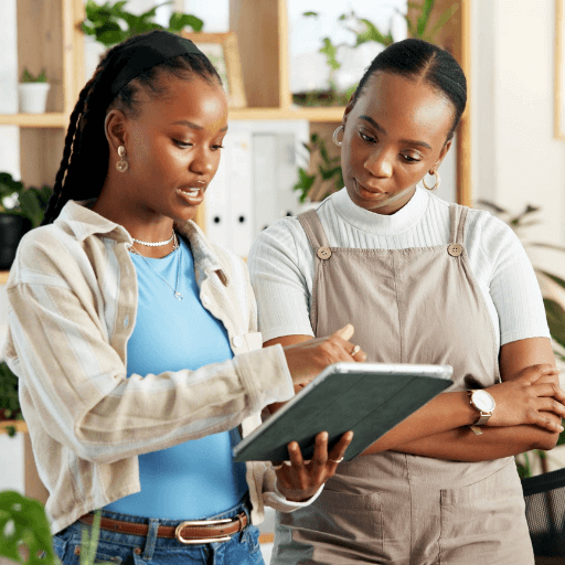 Growing teams collaborating in their business